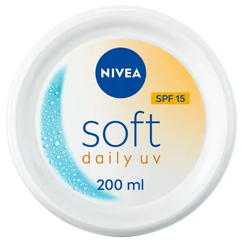 Nivea Cream Soft Daily UV Moisturizing CreamSPF 15, 200 ml