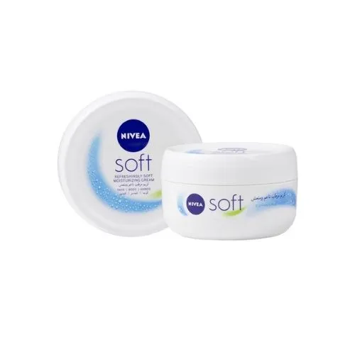 Nivea Cream Soft Face, Body and Hands Moisturizing Cream, 100 ml