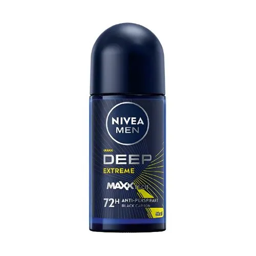 Nivea Antiperspirant Roll-On, Deep Extreme for Men, 50 ml