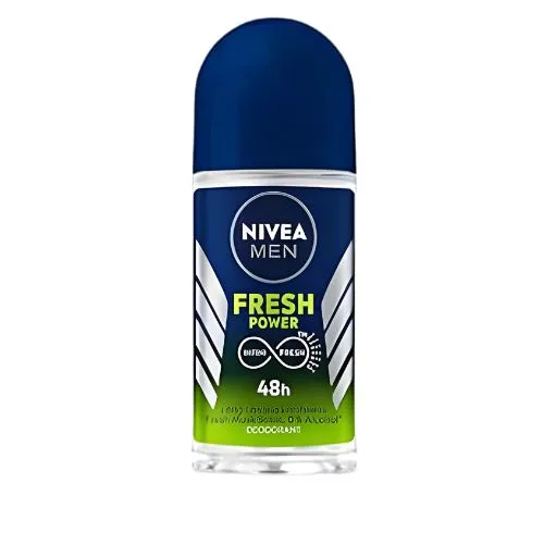 Nivea Antiperspirant Roll-On, Fresh Power for Men, 50 ml