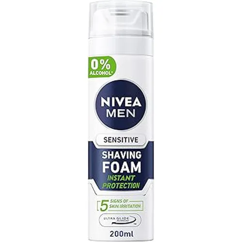 Nivea Shaving Foam Sensitive for men, 200 ml