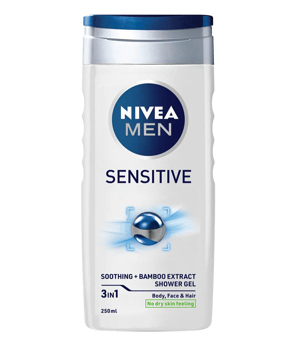Nivea Shower Gel Sensitive for Men, 250 ml