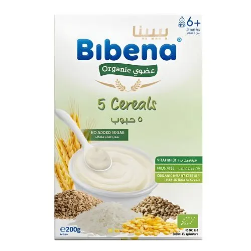 Organic Bibena Cereal Flour, 5 Grains, 200g