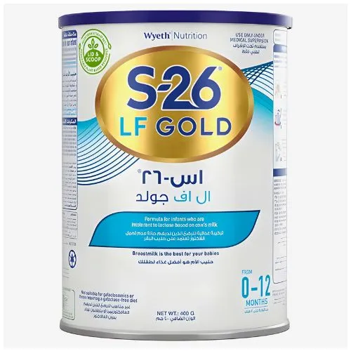 S26 LF Gold Infant Milk, Lactose Free, 400g