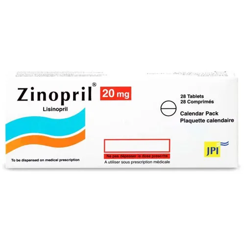 Zinopril 20 mg, 28 Tablets