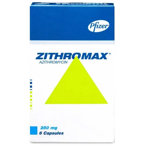Zithromax 250 mg, 6 Capsules