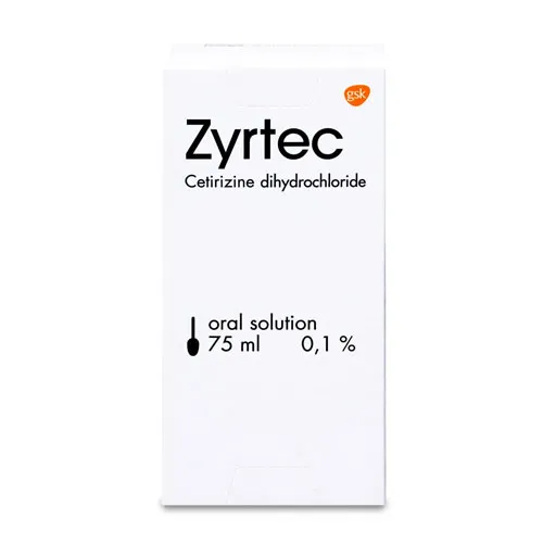 Zyrtec 0.1% Syrup, 75 ml