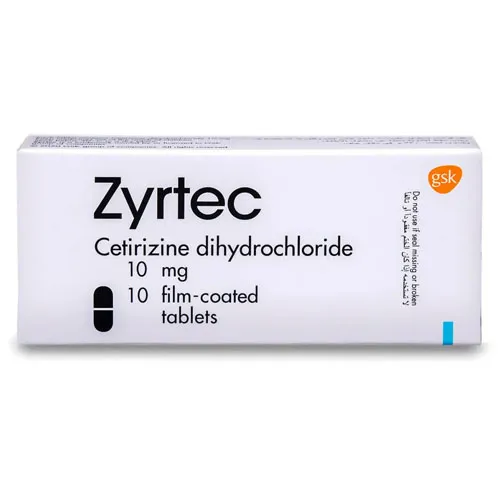 Zyrtec 10 mg, 10 Tablets