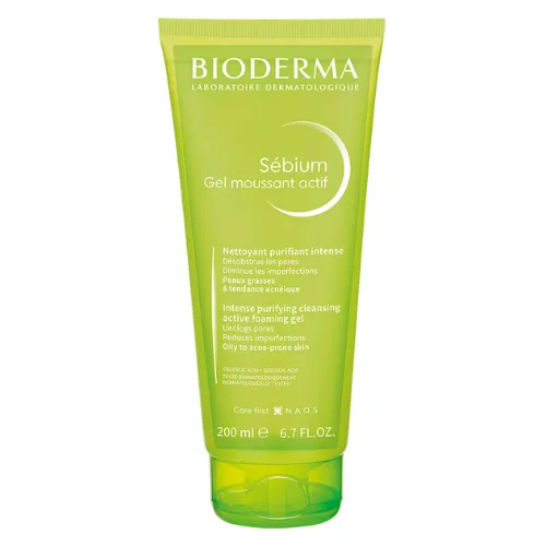 bioderma sebium active foaming gel cleanser 200 ml