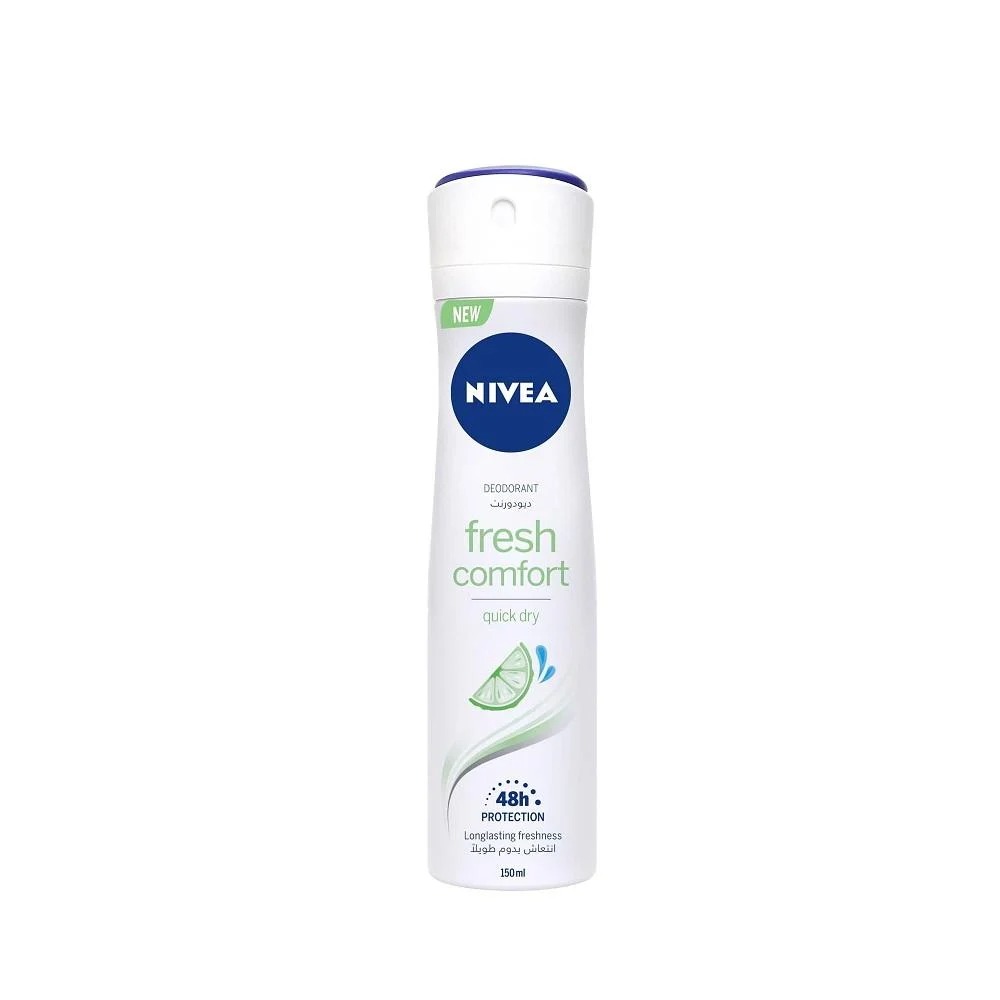 Nivea Antiperspirant Spray, Fresh Comfort for Women, 150 ml