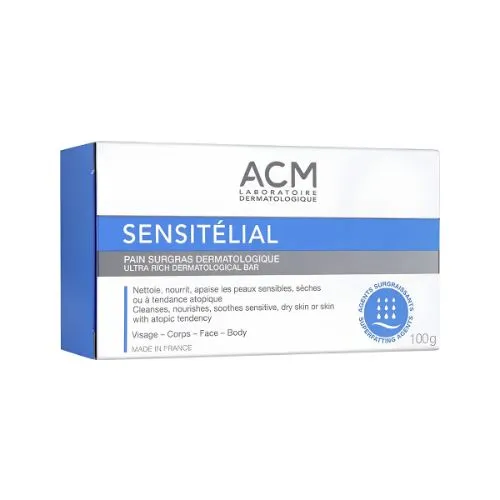 ACM Sensitelial Cleansing Soap for Dry and Sensitive Skin, 100g