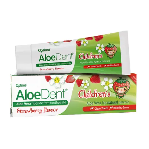 AloeDent Children's Strawberry Toothpaste, 50ml