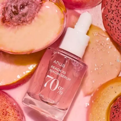 Anua +70 Niacin Peach Serum 70% Moisturizing Face Serum, 30ml - الصورة 4