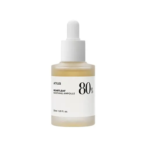 Anua Heart Leaf Soothing Serum 80% for Sensitive Skin, 30ml
