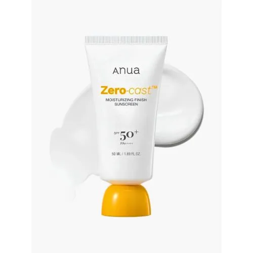 Anua Zero-Cast Moisturizing Finish Sunscreen SPF 50+, 50 ml