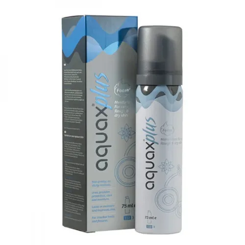 Aquax Soothing and Moisturizing Foam for Dry and Rough Skin, 75ml