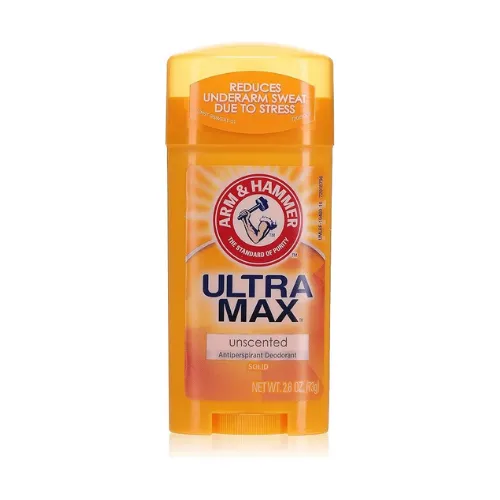 Arm & Hammer Ultra Max Antiperspirant Deodorant Unscented for Unisex, 73g