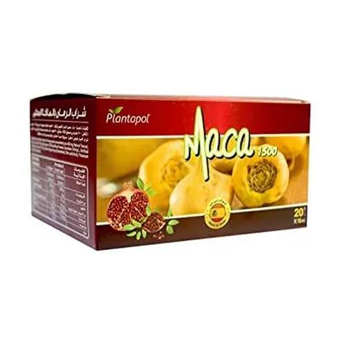 Pomegranate syrup with maca and L-carnitine 1500 mg dietary supplement, 20 ampoules