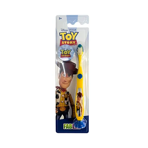 Disney FabLab Kids Soft Toothbrush with Lid,Toy Story