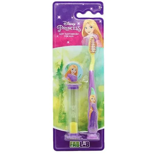Disney FabLab Kids Toothbrush,Princess With Sand Timer