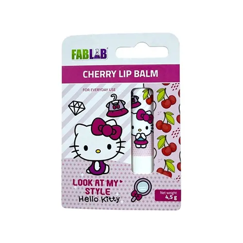 FabLab  Cherry Lip Balm Hello Kitty - 4.5 gm