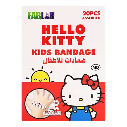 FabLab  Hello Kitty Kids Bandages 20 Pcs
