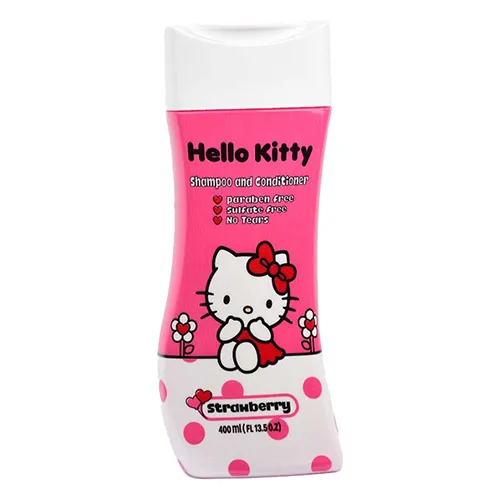 FabLab Strawberry Shampoo & Conditioner for Kids –Hello Kitty 500ml