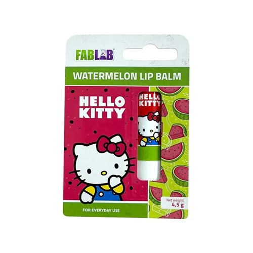 FabLab  Watermelon Lip Balm Hello Kitty - 4.5 gm