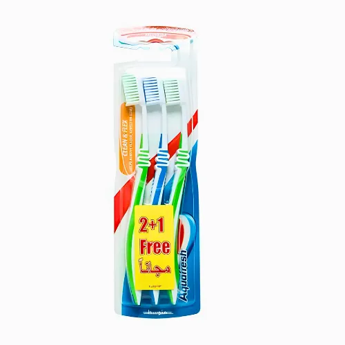 Flex Medium Toothbrush - Aquafresh, (2+1 Free)