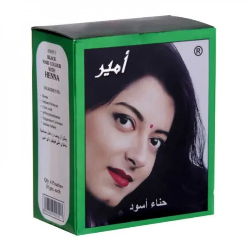 Henna Hair Color Black - Amir's, 10g