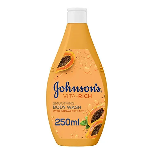 Johnson's Vita-Rich Shower Gel with Papaya Extract, 250ml