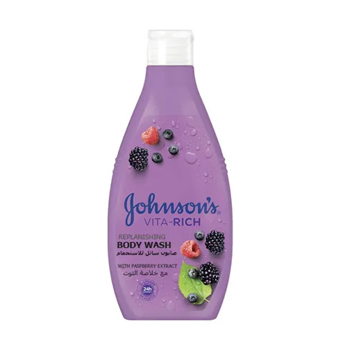 Johnson's Vita-Rich Shower Gel with Raspberry Extract, 250ml
