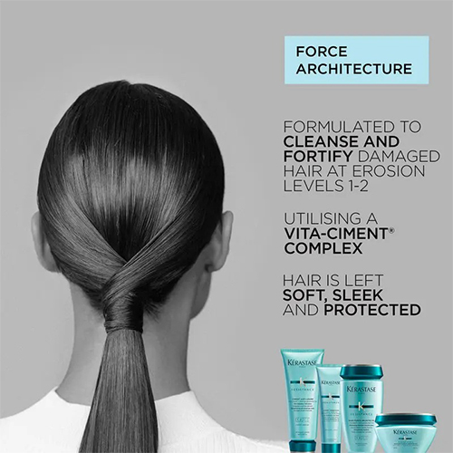 Kérastase Residence Ben Force Shampoo for Damaged Hair, 250ml - الصورة 4