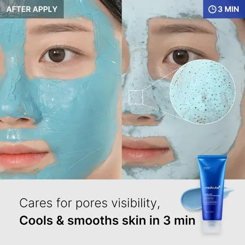 Medicube Zero Pore Clay Mask for Blackhead Removal, 100ml - الصورة 5