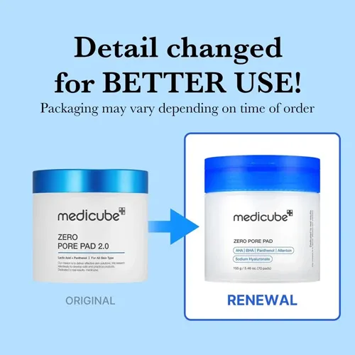 Medicube Zero Pore Pad 2.0 for Skin Exfoliation, 70 Pieces - الصورة 4