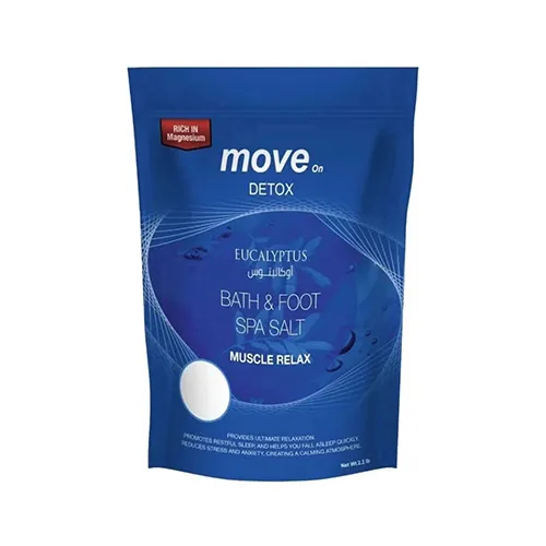 Move On Detox Bath & Foot Spa Salt with Eucalyptus 1000g