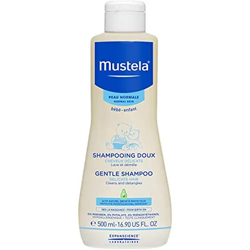 Mustela Baby Gentle Shampoo with Natural Avocado for Hair, 500 ml