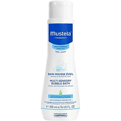 Mustela Baby Multi-Sensory Bubble Bath, 200 ml