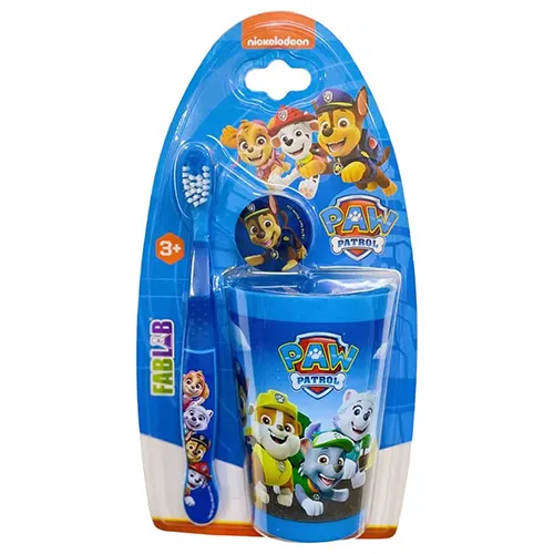 Nickelodeon FabLab Kids Soft Toothbrush with Cup,Paw Patrol