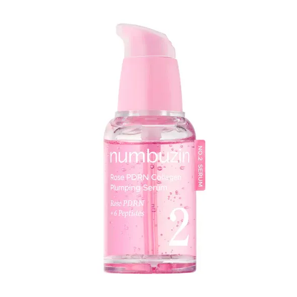 Numbuzin No.2 Rose PDRN Serum for Plumping Skin & Boosting Collagen, 30ml