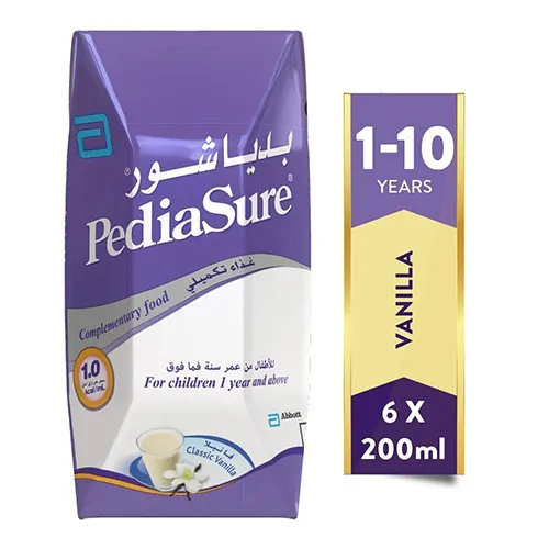 مكمل غذائي للأطفال الرضع من بيدياشور، بنكهة الفانيليا، 200 مل