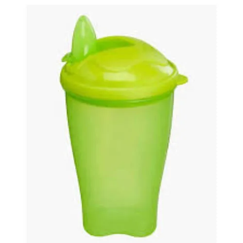 Vital Baby Perfectly Simple Plastic Kids Cup, Light Green