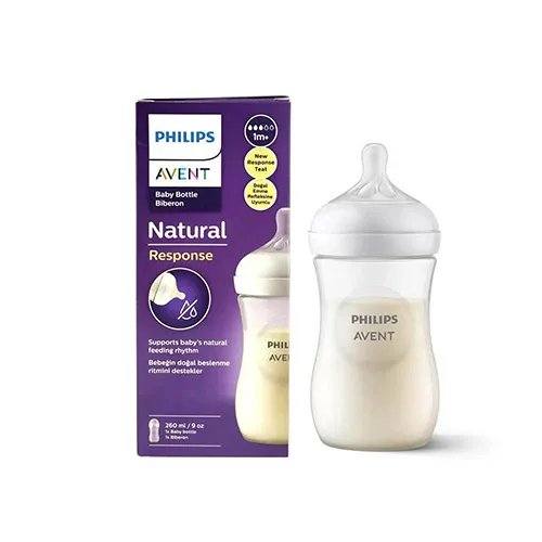 Philips Avent Natural Response Baby Bottle, 1m+, 260ml