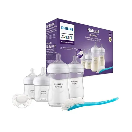 Philips Avent Newborn Feeding Bottle Starter Set, 0m+, 6 Pieces