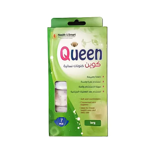 Queen Women's Soft & Comfortable (Panties) L- 7 Pcs