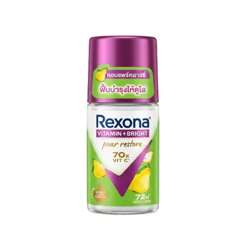 Rexona Antiperspirant Roll-On, Vitamin Bright Pear restore for Women, 45 ml