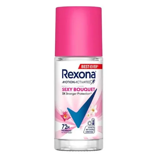 Rexona Antiperspirant Roll-On, Vitamin Bright Sexy Bouquet for Women, 45 ml