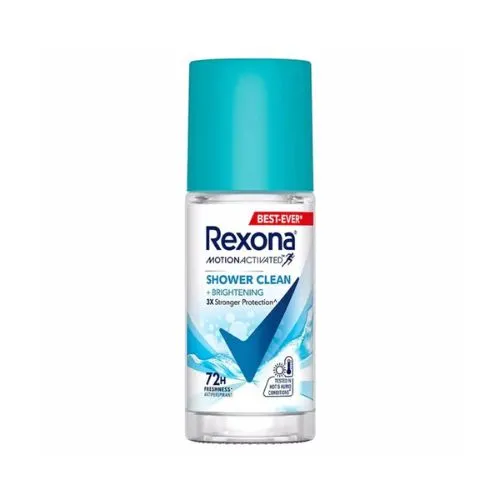 Rexona Antiperspirant Roll-On, Vitamin Bright Shower Clean for Women, 45 ml