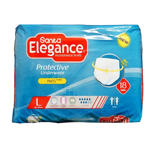 Sanita Elegance Adult Diaper protective Underwear , Large, 18 pcs