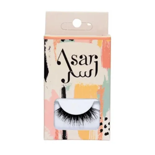 Single Layer False Eyelashes by Asar,  No 8 ,1 Piece